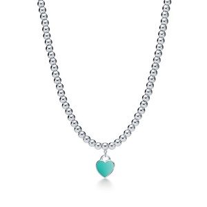 Tiffany blue heart necklaces